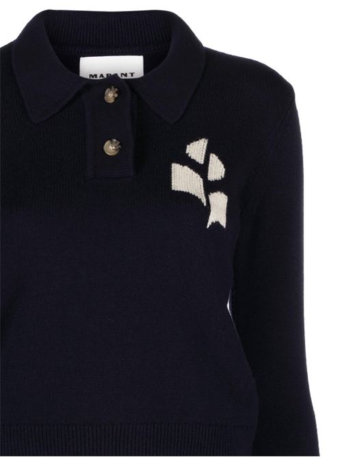 Nola polo shirt with logo MARANT ETOILE | PU0314FAA1X05E30MI